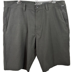 Volcom Surf & Turf Hybrid Shorts Mens 38 Black 4 Way Stretch